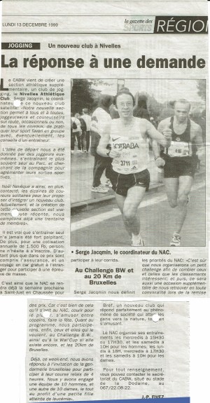 1999 le Nac a un mois