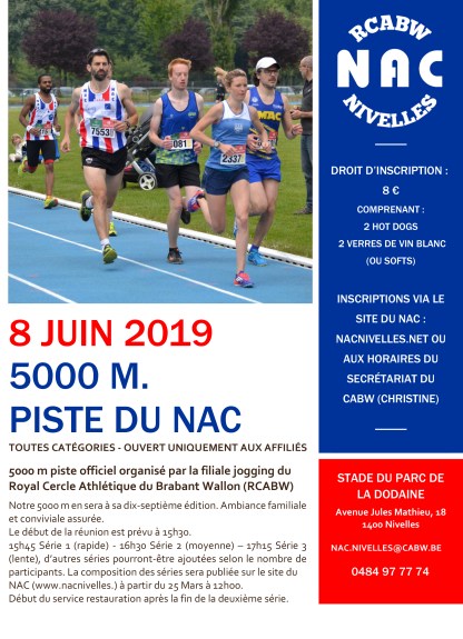 5000 M NAC 2019