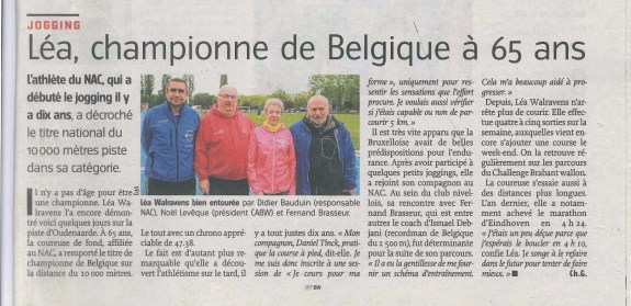 2019.05.18 Article L'Avnir - Léa Waravens