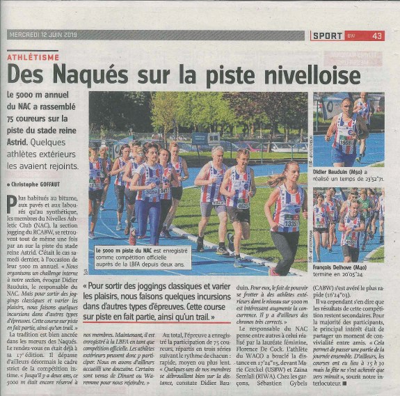 2019.06.12 5000 m du NAC