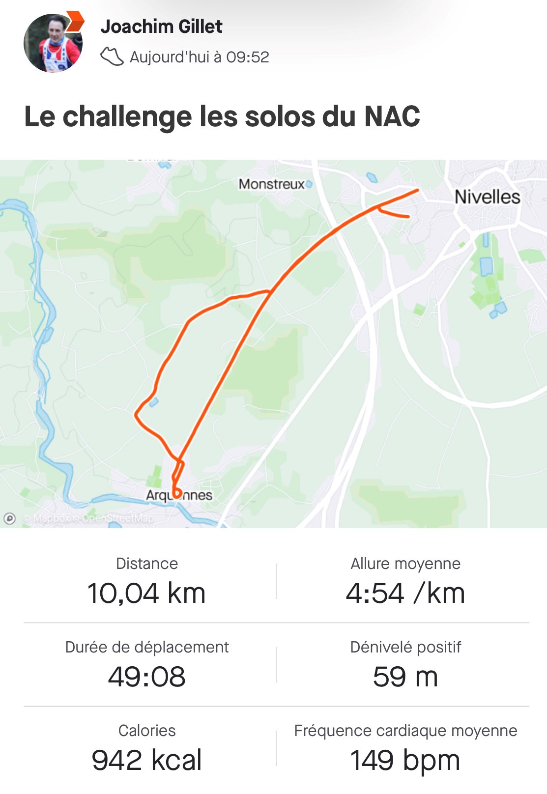 Joa parcours